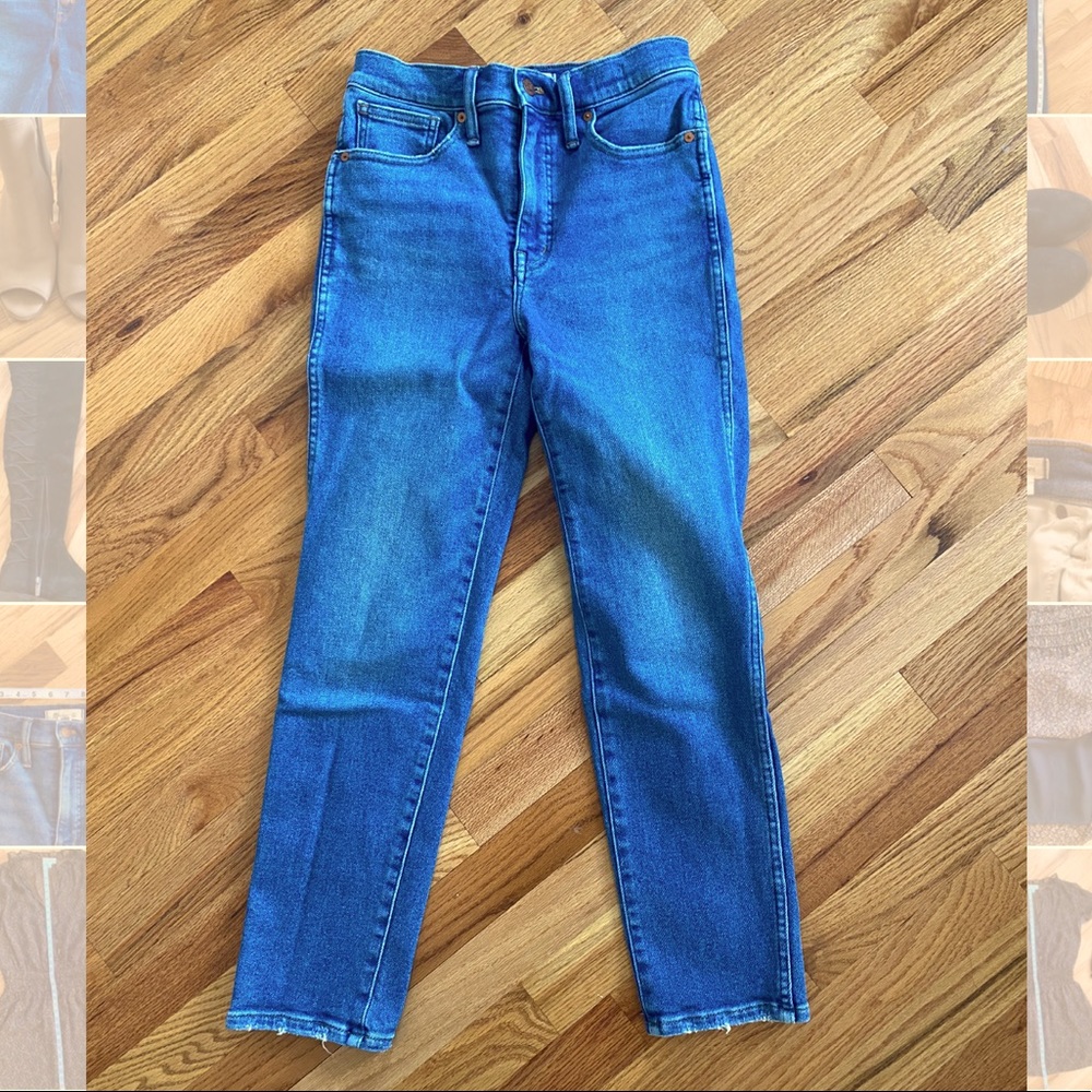 Madewell Stovepipe Medium Wash Jeans